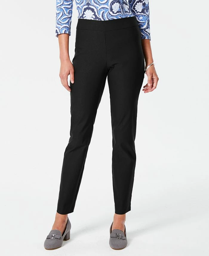 Charter Club Women's Skinny Tummy-Control Pants, Created For Macy's 1 Charter Club Women's Skinny Tummy-Control Pants, Created For Macy's