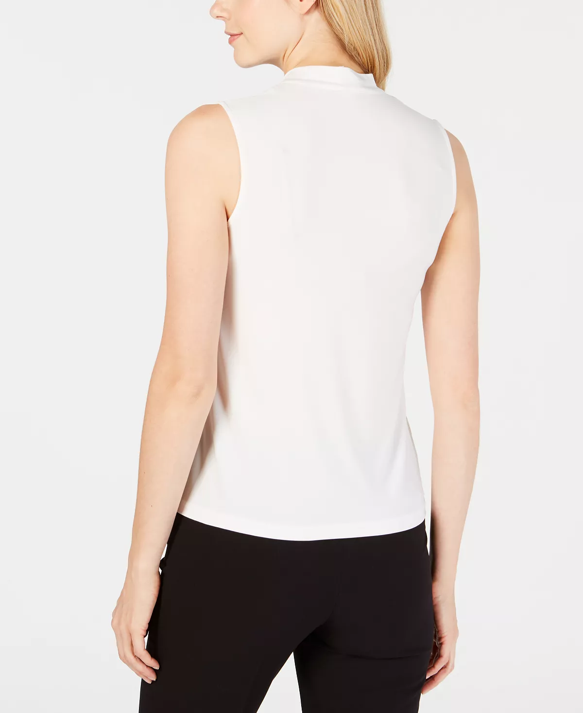 Anne Klein Tie-Neck Top 2 Anne Klein Tie-Neck Top - Image 2