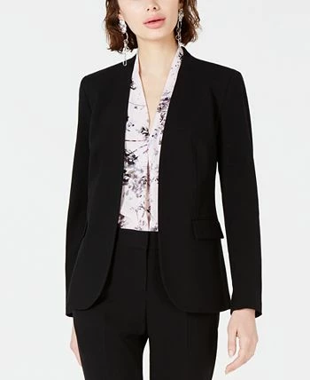 Bar III Women's Collarless Open-Front Blazer, Created For Macy's 2 Bar III Women's Collarless Open-Front Blazer, Created For Macy's - Image 2