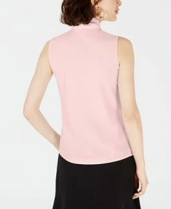 Bar III Women's Bow-Neck Sleeveless Blouse, Created For Macy's -Anne Klein Sales Store 11627240 fpx