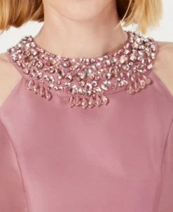 Adrianna Papell Rhinestone High-Low Dress 9 Adrianna Papell Rhinestone High-Low Dress -Anne Klein Sales Store 12627444 fpx