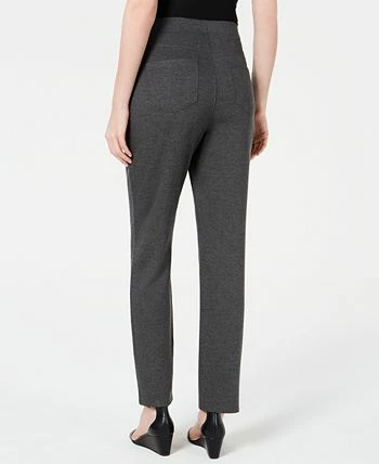 Karen Scott Port Pull-On Straight-Leg Pants, Created For Macy's 2 Karen Scott Port Pull-On Straight-Leg Pants, Created For Macy's - Image 2