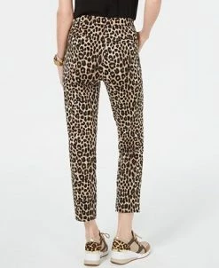 Michael Kors Women's Leopard Print Pull-On Pants, Regular & Petite Sizes -Anne Klein Sales Store 13913726 fpx