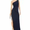 Adrianna Papell One-Shoulder Jersey Gown