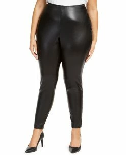 Vince Camuto Plus Size Faux-Leather Leggings