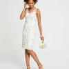 Adrianna Papell Women's Floral Embroidered Sheath Dress