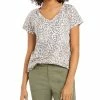 Style & Co Women's Printed V-Neck T-Shirt, Created For Macy's