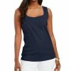 Karen Scott Quare-Neck Cotton Tank Top, Created For Macy's