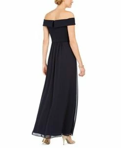 Adrianna Papell Off-The-Shoulder Chiffon Gown -Anne Klein Sales Store 16473031 fpx