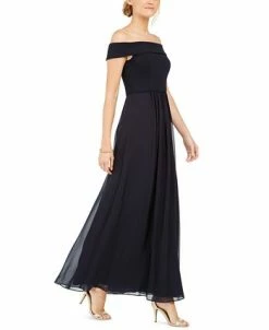 Adrianna Papell Off-The-Shoulder Chiffon Gown -Anne Klein Sales Store 16473038 fpx