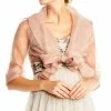 Adrianna Papell Organza Wrap Jacket