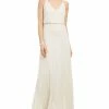 Adrianna Papell Embellished Blouson Gown
