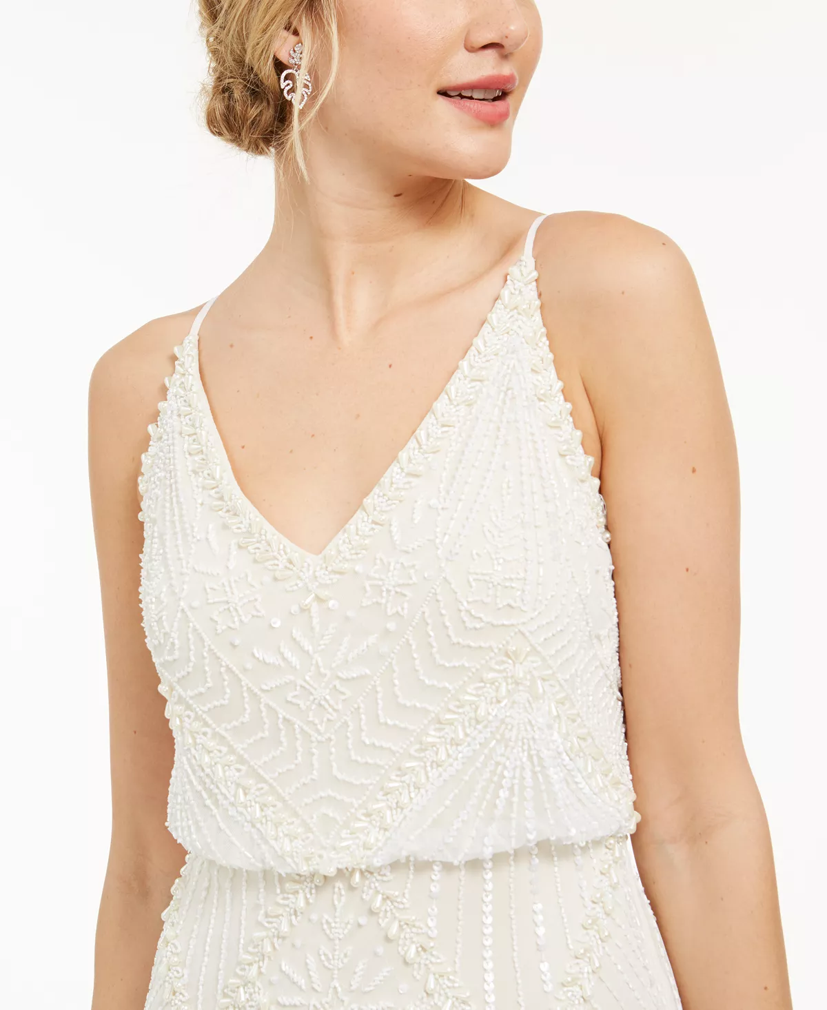 Adrianna Papell Embellished Blouson Gown 4 Adrianna Papell Embellished Blouson Gown - Image 4