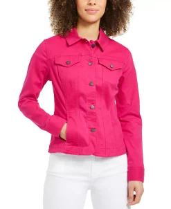 Charter Club Women's Denim Jacket, Created For Macy's -Anne Klein Sales Store 16834616 fpx