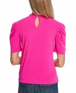 CeCe Women's Puff-Sleeve Ruffled-Neck Top -Anne Klein Sales Store 17670307 fpx