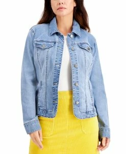 Charter Club Women's Denim Jacket, Created For Macy's