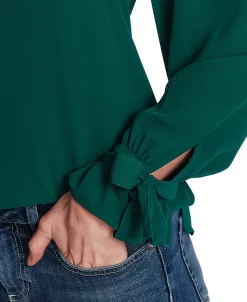 CeCe Tie-Cuff Top 7 CeCe Tie-Cuff Top -Anne Klein Sales Store 17783265 fpx