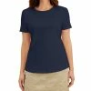 Karen Scott Cotton Short-Sleeve Crewneck Top, Created For Macy's