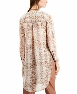 Bar III Snakeskin-Print Tunic Blouse, Created For Macy's -Anne Klein Sales Store 18261737 fpx