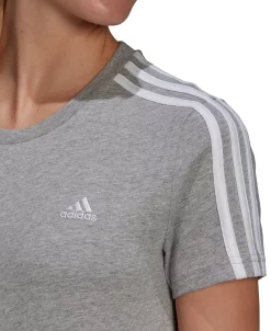 ADIDAS Women's Essentials Cotton 3 Stripe T-Shirt -Anne Klein Sales Store 18513373 fpx