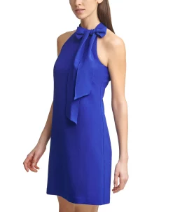Vince Camuto Bow-Neck Halter Dress -Anne Klein Sales Store 18577496 fpx