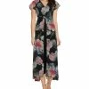 Adrianna Papell Floral Print Jumpsuit