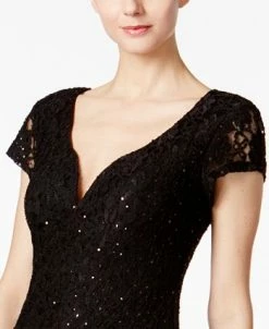 Connected Sequined Lace Column Gown 8 Connected Sequined Lace Column Gown -Anne Klein Sales Store 18737130 fpx