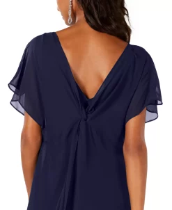 Adrianna Papell Chiffon-Overlay A-Line Dress -Anne Klein Sales Store 19076728 fpx