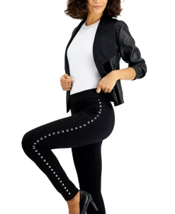 Bar III Side-Studded Leggings, Created For Macy's -Anne Klein Sales Store 19228541 fpx