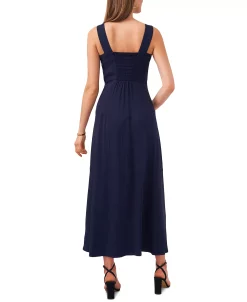 Vince Camuto Paneled Smocked-Back Challis Tank Dress -Anne Klein Sales Store 19336301 fpx