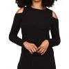 Michael Kors Cold-Shoulder Top, Regular & Petite