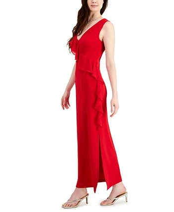 Connected Ascading Ruffle Maxi Dress 6 Connected Ascading Ruffle Maxi Dress - Image 6