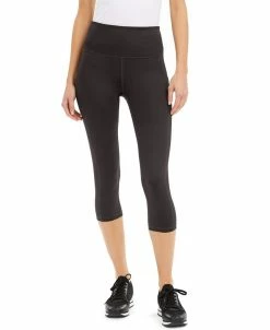ID Ideology Women's Compression High-Rise Side-Pocket Cropped Leggings, Regular & Petite, Created For Macy's