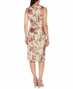 Adrianna Papell Floral-Print Cutout Sheath Dress -Anne Klein Sales Store 19620462 fpx