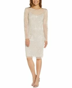 Adrianna Papell Embellished Sheath Dress