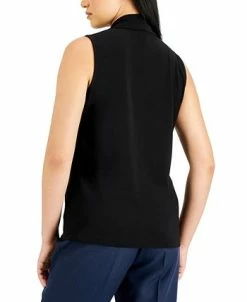 Kasper Gathered-Front Top 5 Kasper Gathered-Front Top -Anne Klein Sales Store 19644118 fpx