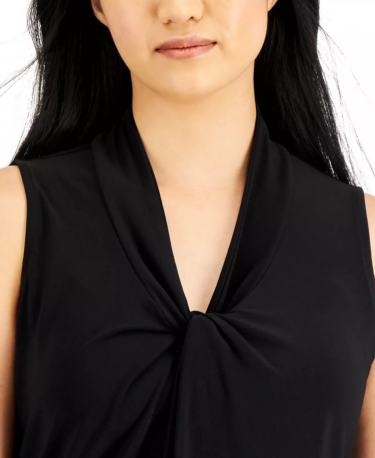 Kasper Gathered-Front Top 3 Kasper Gathered-Front Top - Image 3