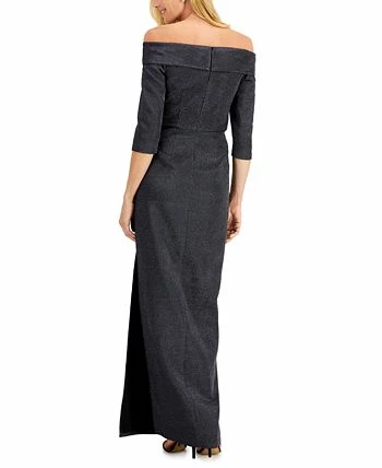 Adrianna Papell Off-The-Shoulder Gown 2 Adrianna Papell Off-The-Shoulder Gown - Image 2