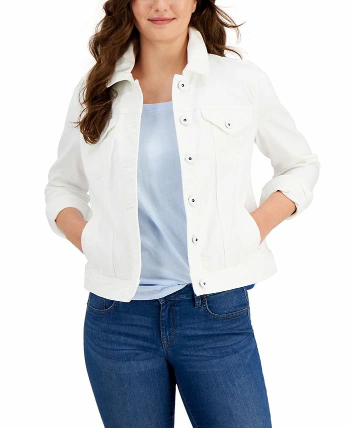 Style & Co Assic Denim Jacket, Created For Macy's 1 Style & Co Assic Denim Jacket, Created For Macy's