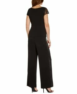 Adrianna Papell Soutache-Trim Asymmetrical Top -Anne Klein Sales Store 19982913 fpx