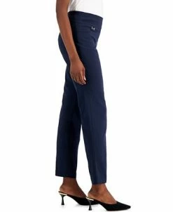 Alfani Women's Tummy-Control Pull-On Straight Leg Pants, Created For Macy's -Anne Klein Sales Store 20042503 fpx