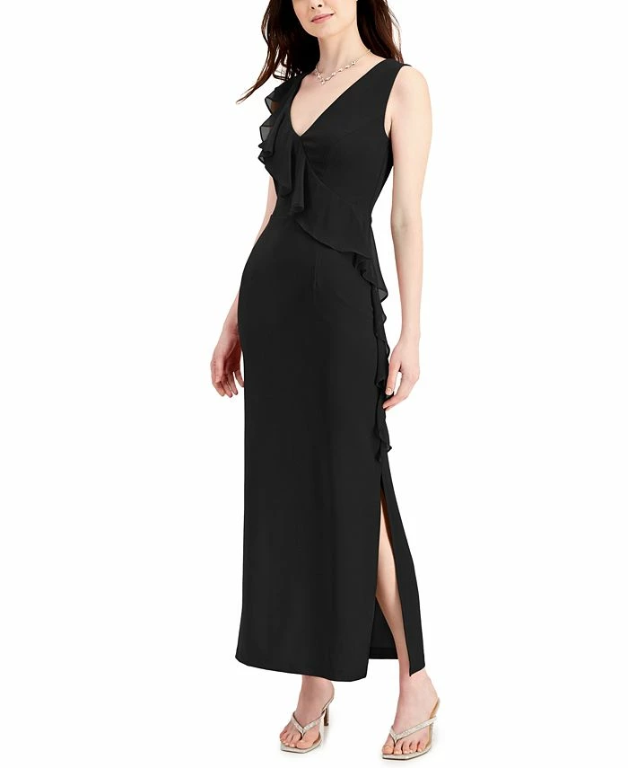 Connected Ascading Ruffle Maxi Dress 1 Connected Ascading Ruffle Maxi Dress