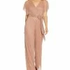 Adrianna Papell Flutter-Sleeved Surplice Jumpsuit