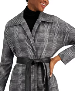 Anne Klein Printed Belted Jacket -Anne Klein Sales Store 20336209 fpx