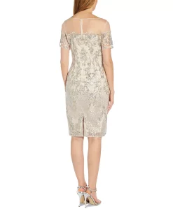 Adrianna Papell Embellished Sheath Dress -Anne Klein Sales Store 20522435 fpx