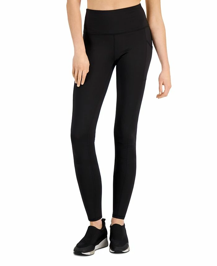 ID Ideology Petite Compression Pocket Full-Length Leggings, Created For Macy's 1 ID Ideology Petite Compression Pocket Full-Length Leggings, Created For Macy's