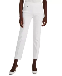 Alfani Women's Tummy-Control Pull-On Straight Leg Pants, Created For Macy's -Anne Klein Sales Store 20541467 fpx