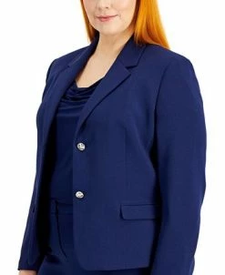 Kasper Plus Size Two-Button Blazer 7 Kasper Plus Size Two-Button Blazer -Anne Klein Sales Store 20597534 fpx
