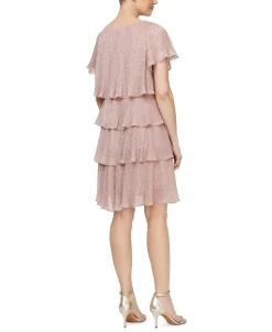 SL Fashions Tiered Shimmer Shift Dress 7 SL Fashions Tiered Shimmer Shift Dress -Anne Klein Sales Store 20747121 fpx