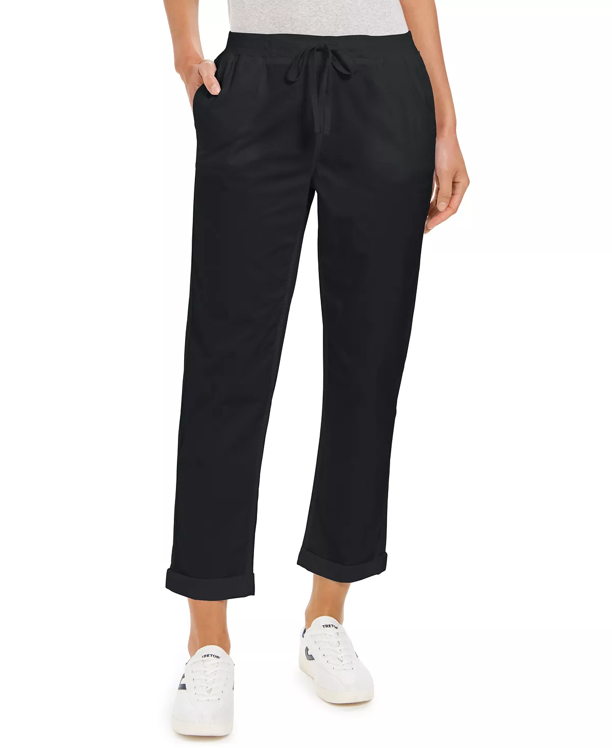 Style & Co Women's Pull On Cuffed Pants, Created For Macy's 7 Style & Co Women's Pull On Cuffed Pants, Created For Macy's - Image 7